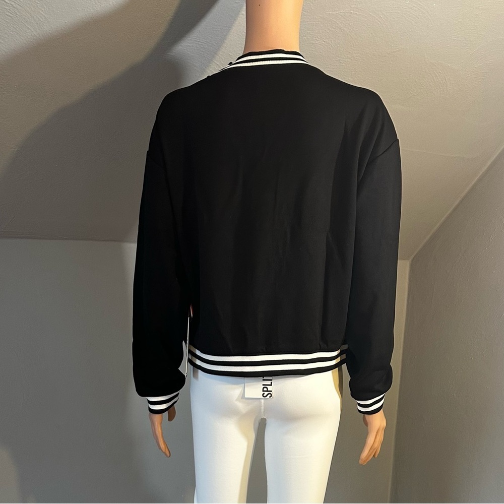Move Theology Aura Tracker  Varsity Button Cardigan Size Small NWT - Picture 7 of 10